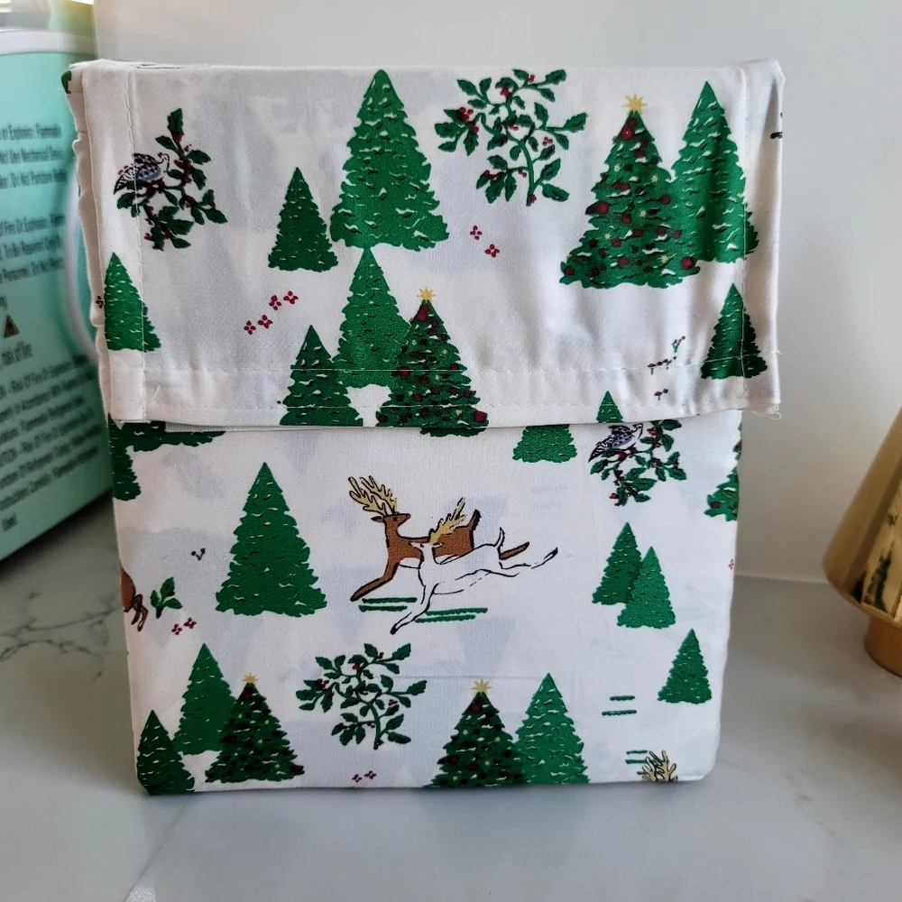 NWT Threshold Full Winter Scene Performance Sheet Set 400TC Christmas Holiday